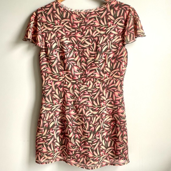 Like New 100% Silk Nine West Blouse Tunic - Picture 2 of 9